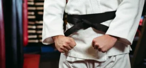 Colori Delle Cinture Nel Karate - Immagine Di Karateka Cintura Nera.