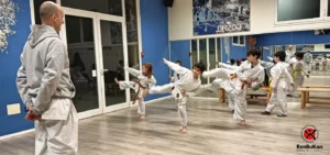 Karate Per I Bambini - Immagine Di Lezione ASD RenBuKan Forlì